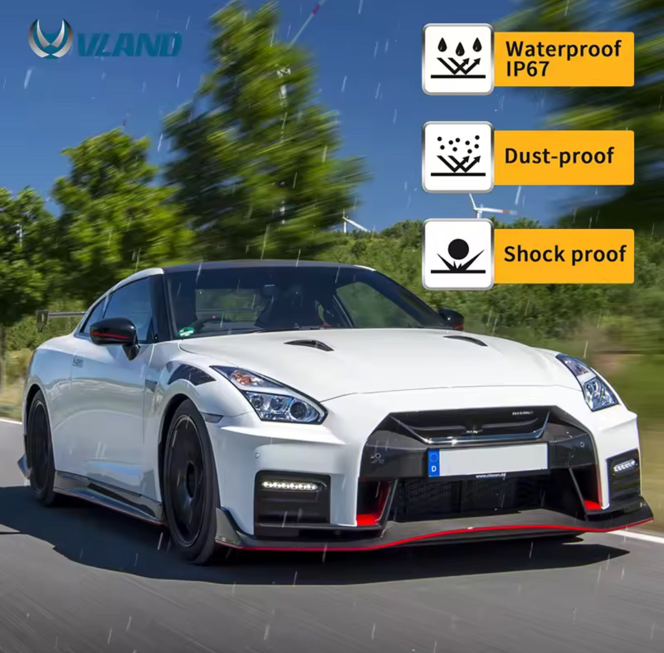 R35 GTR OEM Style Headlight Upgrade 2015+ (suits all R35 GTR models: 2007-2025)