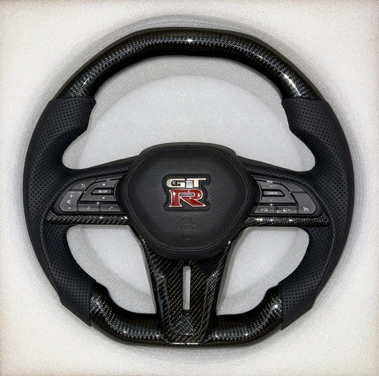 R35 GTR Carbon Steering Wheel