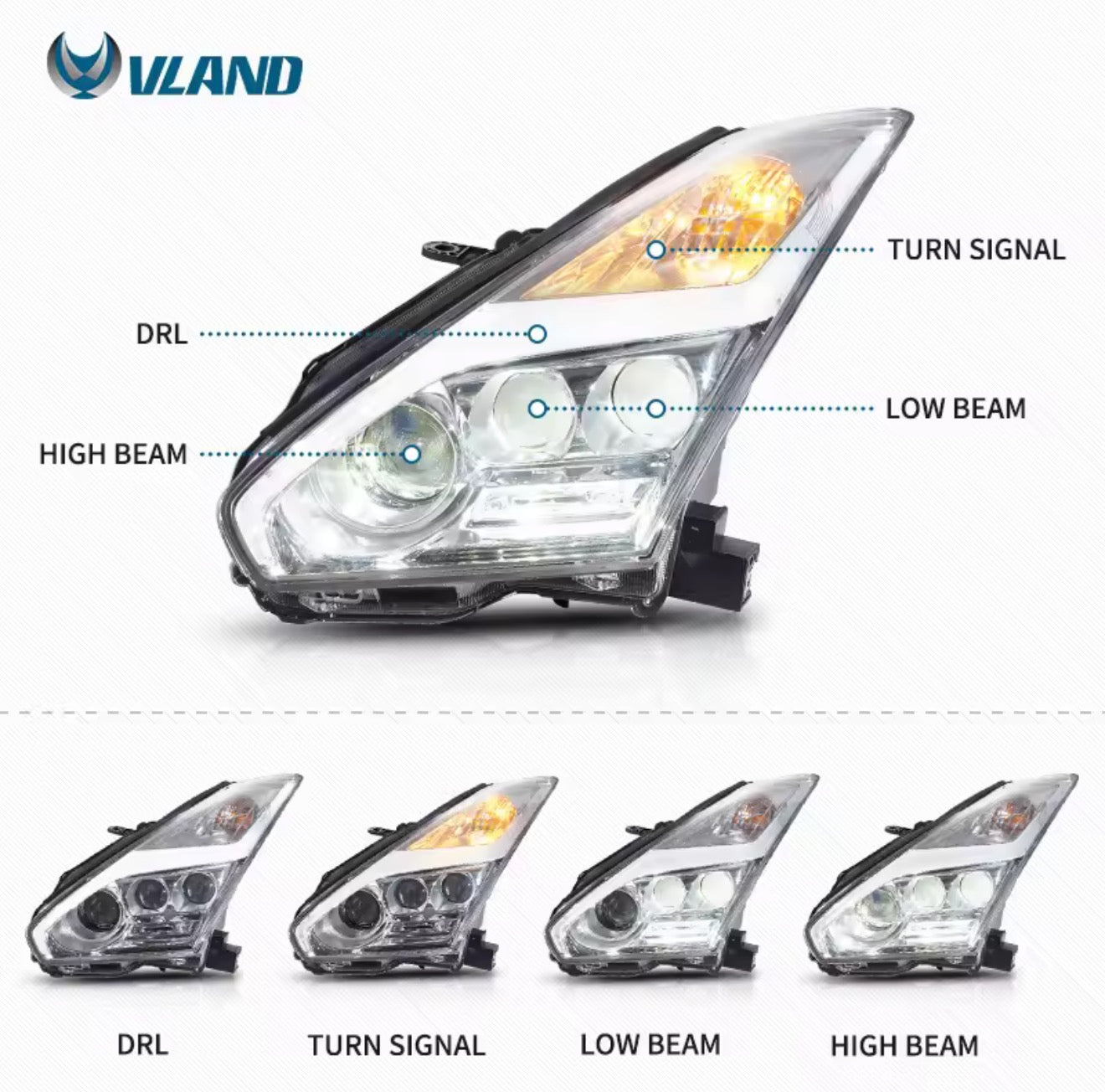 R35 GTR OEM Style Headlight Upgrade 2015+ (suits all R35 GTR models: 2007-2025)